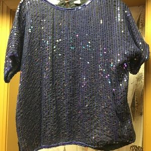 Vintage sequin blouse